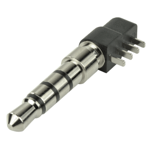 Same Sky (formerly CUI Devices)-SP-3541 Raccordement audio et vidéo Conn 3.5MM Stereo Plug PL 4 POS 1.7mm/1.9mm Solder RA Thru-Hole 4 Terminal 1 Port