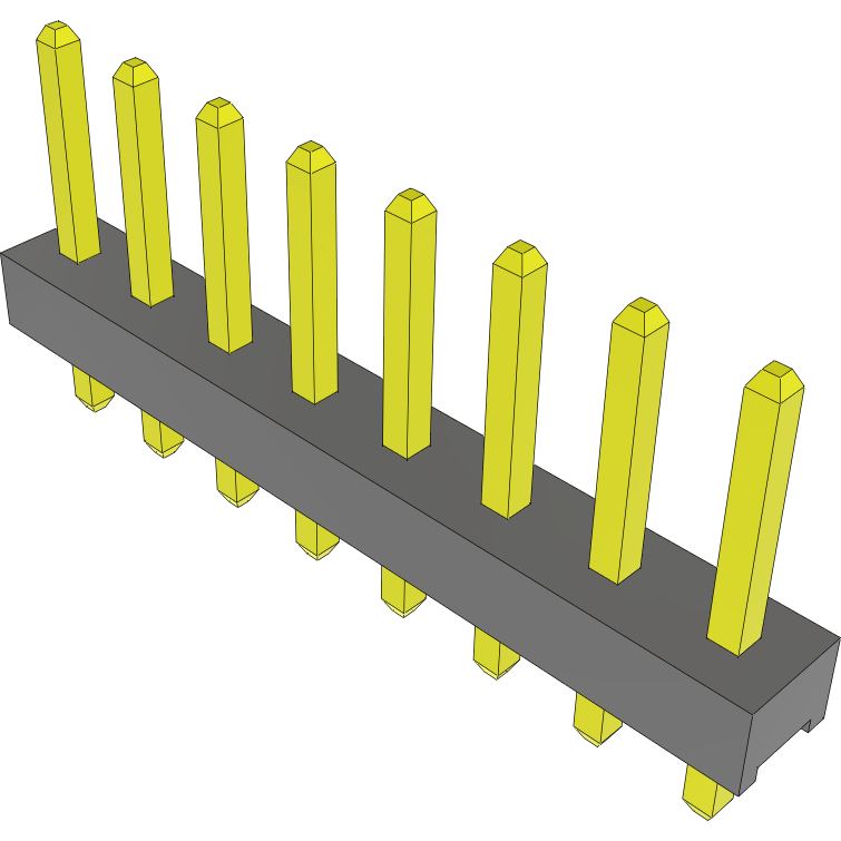 Samtec-MTMM-108-03-G-S-170 Steckverbinderleisten und Leiterplattenbuchsen Conn Unshrouded Header HDR 8 POS 2mm Solder ST Top Entry Thru-Hole Bulk