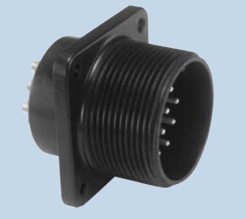 Amphenol-ACSL02A16S-1P-003 Conector circular Conn Circular PIN 7 POS Solder ST Box Mount 7 Terminal 1 Port