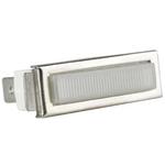 Panel Mount Indicator Rectangle INC 28V Tab 1/4 White