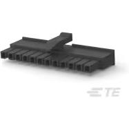 TE Connectivity-1-1445022-2 Carcaza de cables discretos de conector Conn Housing RCP 12 POS 3mm Crimp ST Cable Mount Black Tray