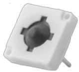 C&K-Y65A00223FP LFS Tecla del conmutador Switch Key N.O. SPST 0.05A 100VDC 0.2VA 2.4N PC Pins >=1000000Cycles Thru-Hole