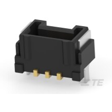 TE Connectivity-6-2496750-3 连接器插头及 PCB 插座 Conn Shrouded Header (4 Sides) HDR 3 POS 1.25mm Solder ST SMD T/R