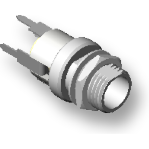 Switchcraft-PCL712AH Potencia del conector Conn DC Power F 2 POS Solder ST Thru-Hole 3 Terminal 1 Port