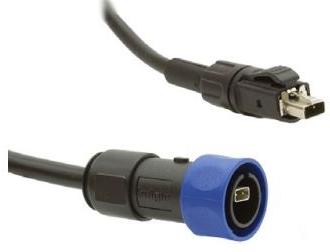 Bulgin Components PLC-PXPSPE4030/2M/22 Andere Kabelbaugruppen 4000 Series SPE Buccaneer to IP20 SPE Connector, 2 metre cable, 22 AWG
