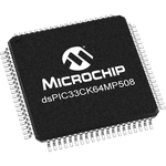 MCU 16-bit dsPIC CISC 64KB Flash 3.3V 80-Pin TQFP T/R