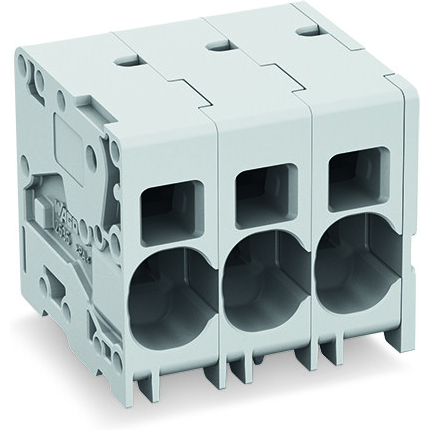 WAGO-2636-1108/020-000 Bloques terminales del conector PCB Terminal Block, 16 mm2, Pin spacing 10 mm, 8-pole, Push-in Cage Clamp