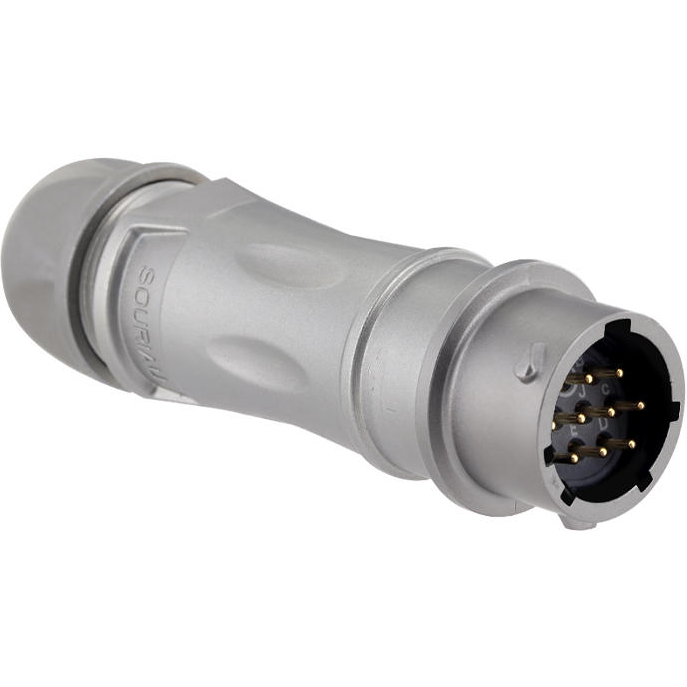 Eaton-UT0X1MS1210P Connector Circular Conn Circular PIN 10 POS Crimp/Screw ST Cable Mount 10 Terminal 1 Port