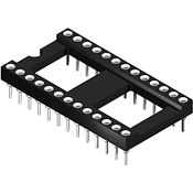 On-Shore Technology, Inc-SA246040 Connector Socket Conn IC Socket SKT 24 POS 2.54mm Solder ST Thru-Hole