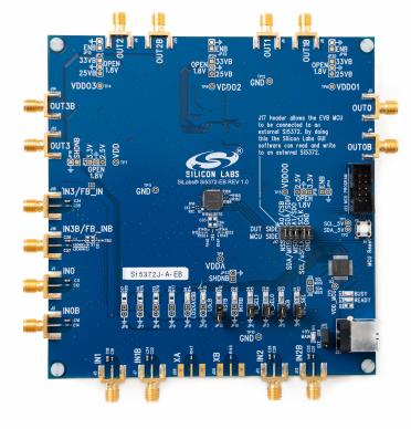 Skyworks Solutions-SI5372J-A-EVB Cartes et kits de développement d'horloge et minuteur Si5372 Clock Generator and Synthesizer Evaluation Kit
