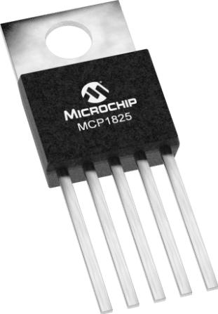 Microchip Technology-MCP1825-3302E/AT Linear Regulators LDO Regulator Pos 3.3V 0.5A 5-Pin(5+Tab) TO-220 Tube Automotive AEC-Q100