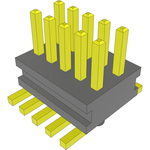 Conn Unshrouded Header HDR 10 POS 0.8mm Solder ST SMD Tube