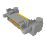 Conn Micro High Speed Terminal Strip HDR 52 POS 0.635mm Solder RA Side Entry SMD/Thru-Hole Tray