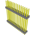 Conn Board Stacker HDR 28 POS 2.54mm Solder ST Top Entry Thru-Hole Bulk