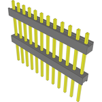 Conn Board Stacker HDR 12 POS 2.54mm Solder ST Top Entry Thru-Hole Bulk