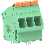 Conn Terminal Block 3 POS 2.5mm Solder 35° Thru-Hole 66A/Contact