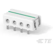 TE Connectivity-2-2106489-4 Embases de raccordement et réceptacles PCB Conn IDC Connector 4 POS 4mm Solder RA Side Entry Thru-Hole T/R