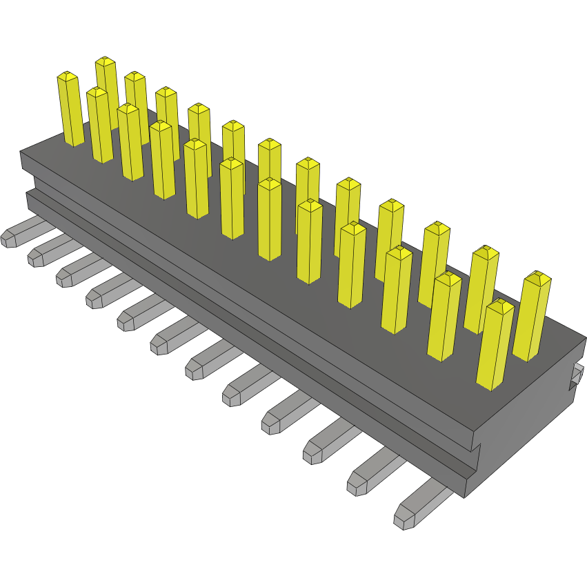 Samtec-FTMH-112-03-L-DV-A Cabezales del conector y receptáculos PCB Conn Unshrouded Header HDR 24 POS 1mm Solder ST Top Entry SMD Tube