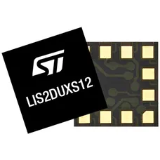 STMicroelectronics-LIS2DUXS12TR Accelerometro Accelerometer Triple ±2g/±4g/±8g/±16g 1.8V 12-Pin LGA T/R