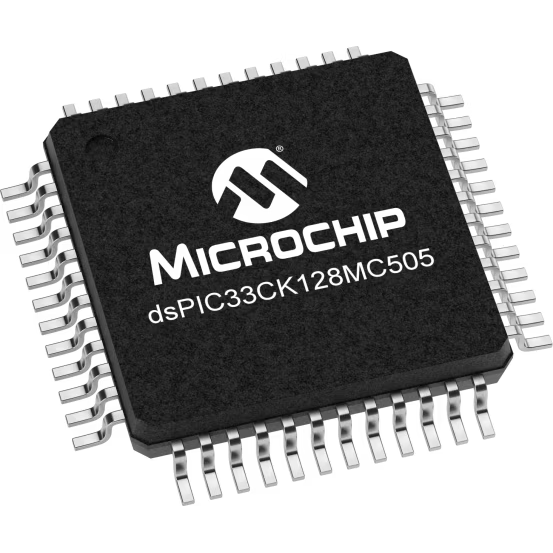 Microchip Technology-DSPIC33CK128MC505-I/PT Microcontrollers - MCUs MCU 16-bit dsPIC CISC 128KB Flash 3.3V 48-Pin TQFP Tray