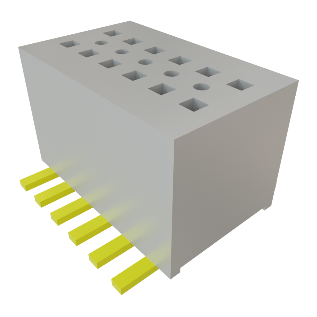 Samtec-CLE-106-01-G-DV Steckverbinderleisten und Leiterplattenbuchsen Conn Socket Strip SKT 12 POS 0.8mm Solder ST Top Entry SMD Tube