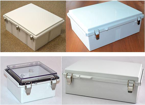 Bud Industries-PTQ-11068-C Cajas, compartimentos y anaqueles Clear Polycarbonate NEMA 4X Enclosure