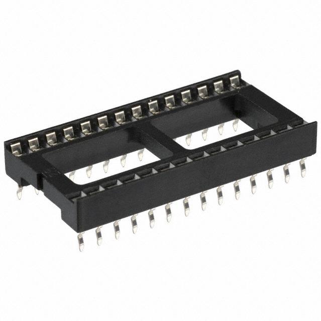 CnC Tech, LLC-245-28-1-06 Connector Socket Conn IC Socket SKT 28 POS 2.54mm Solder ST Thru-Hole