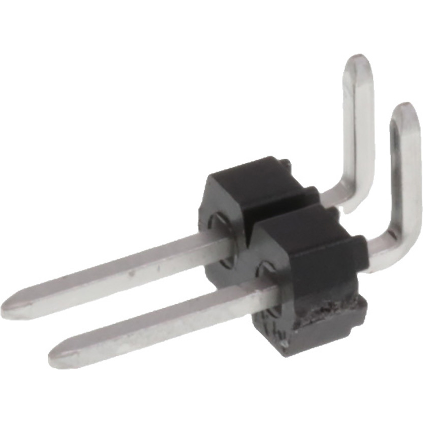 Molex-90121-0122 Steckverbinderleisten und Leiterplattenbuchsen Conn Unshrouded Header HDR 2 POS 2.54mm Solder RA Side Entry Thru-Hole C-Grid III Tray