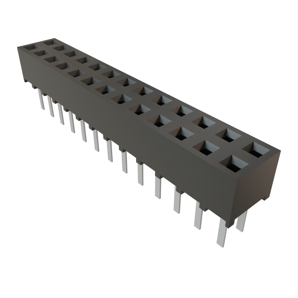 Samtec-SMM-113-01-S-D Steckverbinderleisten und Leiterplattenbuchsen Conn Socket Strip SKT 26 POS 2mm Solder ST Top Entry Thru-Hole TIGER EYE™ Tube