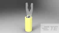 TE Connectivity-8-52922-1 Terminali connettore Spring Spade Terminal 22-26AWG Phosphor Bronze Yellow 17.65mm Tin Loose