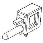 Connector Accessories Guide Module Right Angle Zinc Alloy Bright Nickel Impact Tray