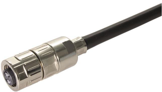 HARTING-21038812807 Connecteur circulaire M12 Cable connector Straight Female X-coding Crimp termination LCP Contacts 8 Conductor cross-section 0.08 0.25 mm Rated current 0.5 A Zinc die-cast Screw locking Degree of protection IP65 / IP67 when mated