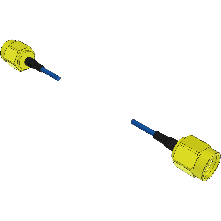 Samtec-RF047-01SP1-01SP1-0300 Kabelbaugruppen Koaxial Cable Assembly 0.047 Flexiable Cable 0.3m 28AWG SMA to SMA PL-PL Bag