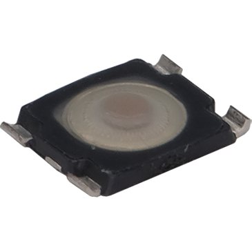 C&K-KMT031 NGJ LHS Switch Tactile Switch Tactile OFF Mom SPST Round Button J-Lead 0.05A 32VDC 0.5VA 300000Cycles 3.4N SMD T/R