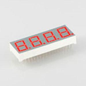 Lumex-LDQ-C512RI LED Displays Segmented Displays Panel 4DIGIT 32LED Green CC 36-Pin DIP Module