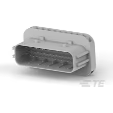 TE Connectivity-2-2331102-1 Embases de raccordement et réceptacles PCB Conn Shrouded Header (4 Sides) HDR 46 POS 4mm Solder ST Thru-Hole