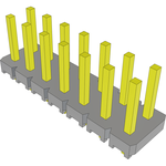 Conn Unshrouded Header HDR 14 POS 2.54mm Solder ST Top Entry Thru-Hole Bulk
