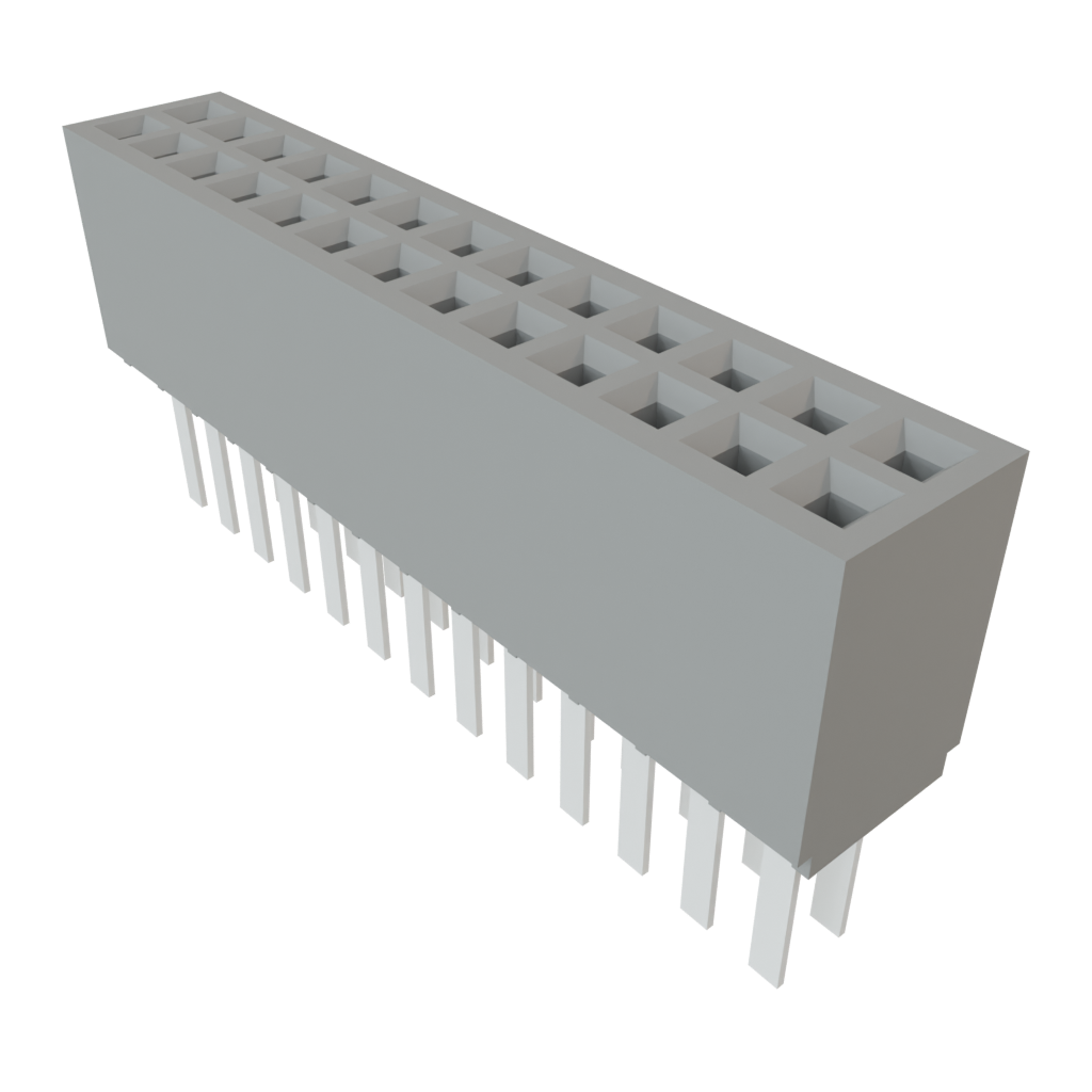 Samtec-SFMC-113-T1-S-D Steckverbinderleisten und Leiterplattenbuchsen Conn Socket Strip SKT 26 POS 1.27mm Solder ST Top Entry Thru-Hole Tube