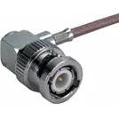 HUBER+SUHNER-16_BNC-50-3-26/133_NE Conector RF Conn BNC 0Hz to 4GHz 50Ohm Solder RA Cable Mount M Nickel Single