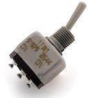Honeywell-1TW1-3 Kippschalter Switch Toggle ON ON SPDT Round Lever Solder 5A 125VAC 30VDC Panel Mount with Threads
