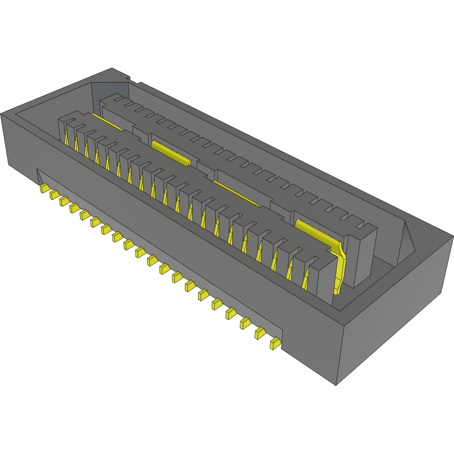Samtec-QSE-020-01-L-D Steckverbinderleisten und Leiterplattenbuchsen Conn High Speed Socket Strip SKT 40 POS 0.8mm Solder ST SMD Tray