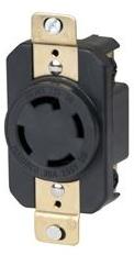 Marinco-3015R Steckverbinder Conn Power RCP 3Power/1Ground POS Screw ST Panel Mount 4 Terminal 1 Port
