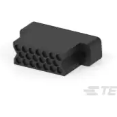 TE Connectivity-200346-2 Einzeladersteckverbinder, Gehäuse Conn Housing RCP 20 POS 3.81mm Crimp ST Panel Mount Black Carton