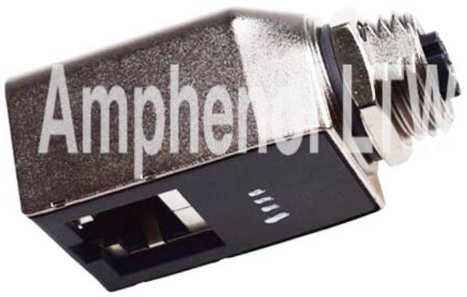 Amphenol-RJS-12X08FF-RS7001 Steckverbinder, Schnittstelle Connector Interface, RJ-45/M12 Circular Adapter F/F 8/8 POS RA