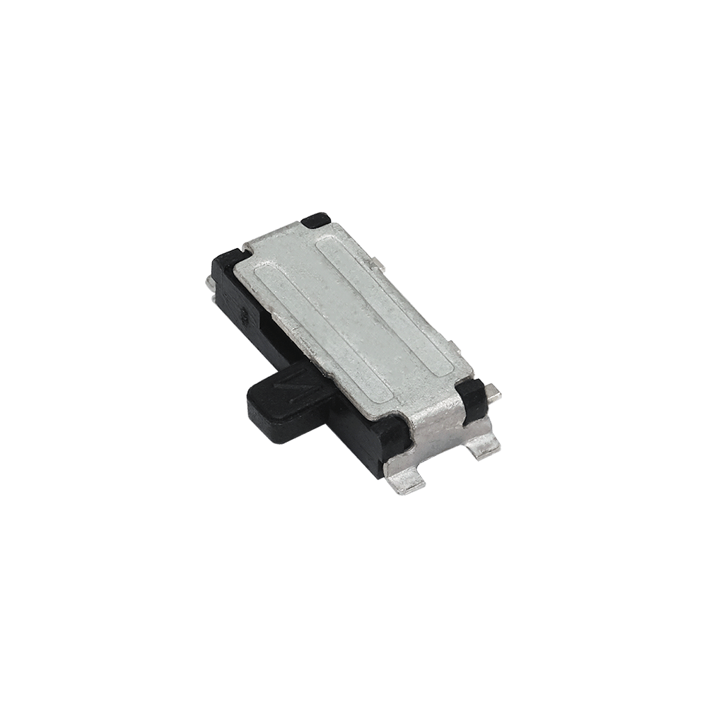 C&K-PCM12SMTR Switch Slide Switch Slide ON ON SPDT Side Slide 0.3A 6VDC 10000Cycles Gull Wing SMD T/R
