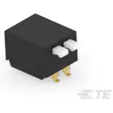 TE Connectivity-DP02STR04 DIP-Schalter Switch DIP OFF ON SPST 2 Piano 0.1A 24VDC Gull Wing 2.54mm SMD T/R