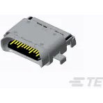 TE Connectivity-1-2295018-2 Connector USB Conn USB 3.1 Type C RCP 24 POS 0.25mm Solder RA SMD 24 Terminal 1 Port T/R