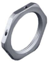 Glenair-809-035M23W Steckverbinderzubehör Connector Accessories Jam Nut Straight Aluminum Electroless Nickel