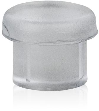 Visual Communications-7511A18 Conduits lumineux DEL LED Light Pipe Round Vertical Clear Rigid Bag