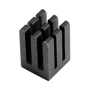 Same Sky (formerly CUI Devices)-HSB03-121218 Kühlkörper Heat Sink Passive BGA Extruded Adhesive Aluminum 6063-T5 8.9°C/W Black Anodized